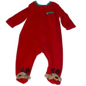 The Children's Place Red Reindeer Pajamas